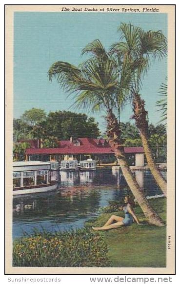 Florida Silver Springs The Boat Docks At Silver Springs - Silver Springs