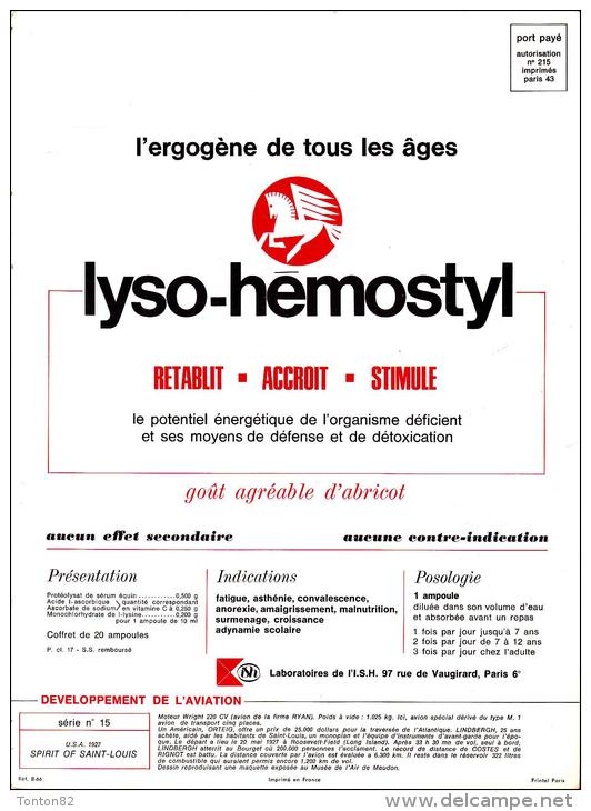 Breguet XIX " Grand Raid "  - Publicité " Lyso-Hemostyl " - Réservé Au Corps Médical - Avions