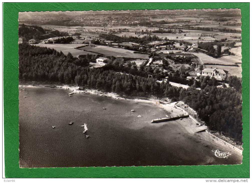 31 ST FERREOL - VUE AERIENNE - PANORAMIQUEUn Coin SUR LE BASSIN - CPM ANNEE 1960 - Saint Ferreol