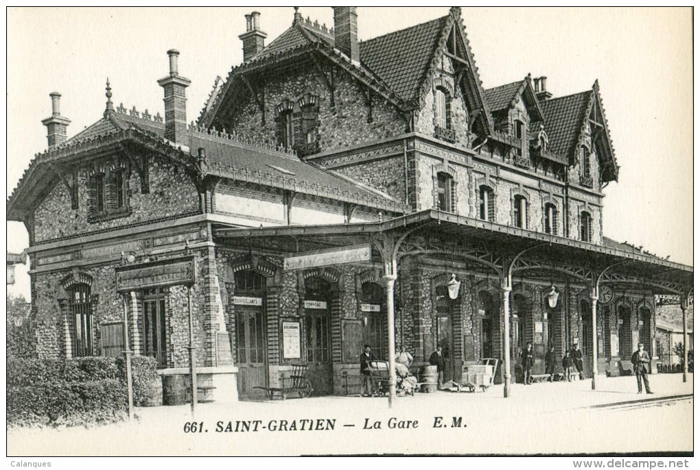 CPA Saint Gratien - La Gare - Saint Gratien