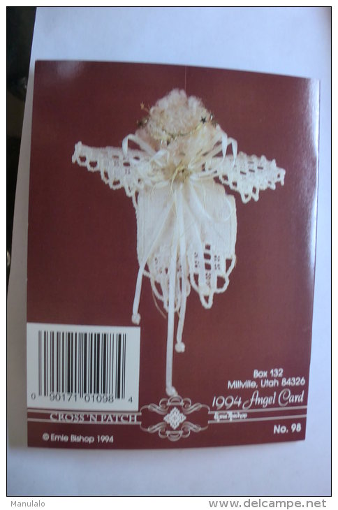 Petit Livret De Broderie Pour Faire Un Ange - Poupée - N°98 - Angel Card - Cross´ N Patch - Art