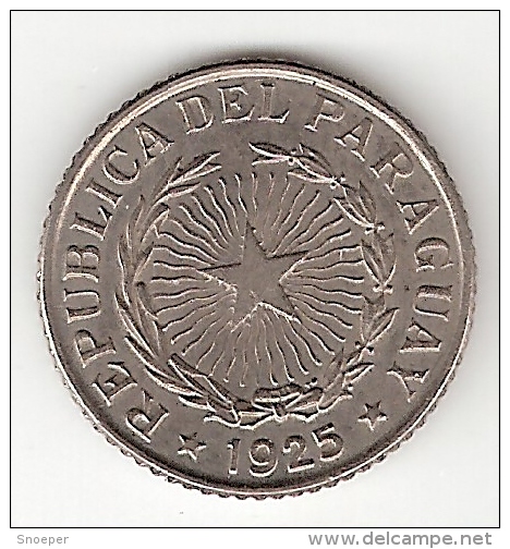 *paraguay 50 Centimos 1925  Km 12  Xf+  !!! - Paraguay