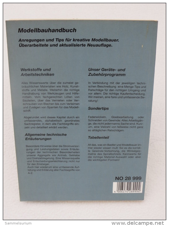 "PROXXON Modellbauhandbuch", Anregungen Und Tips Für Kreative Modellbauer - Giocattoli & Miniature