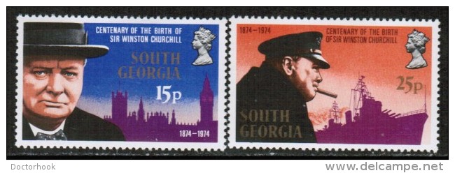 SOUTH GEORGIA   Scott #  39-40**  VF MINT NH - Géorgie Du Sud