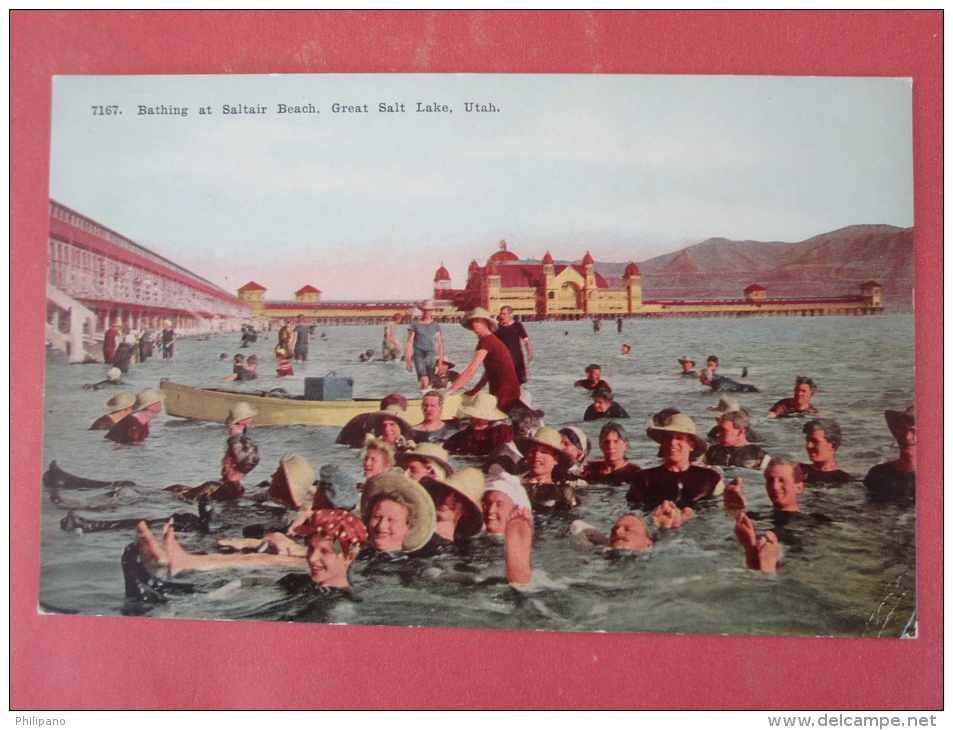 - Utah > Salt Lake City  Bathing At Saltair Beach   Not Mailed      Ref  988 - Salt Lake City