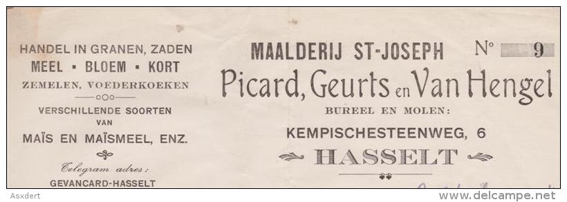 Maalderij  St.JOSEPH / Picard, Geurts En Van HENGEL Te Hasselt, 6-4-1927 - 1900 – 1949