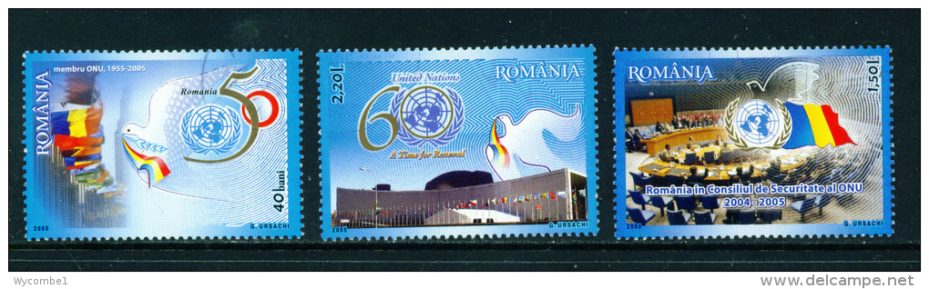 ROMANIA - 2005 United Nations Used As Scan - Oblitérés