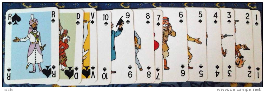 Jeu De 54 Cartes Tintin (dos Rouge) Lombard - Casterman - Hergé