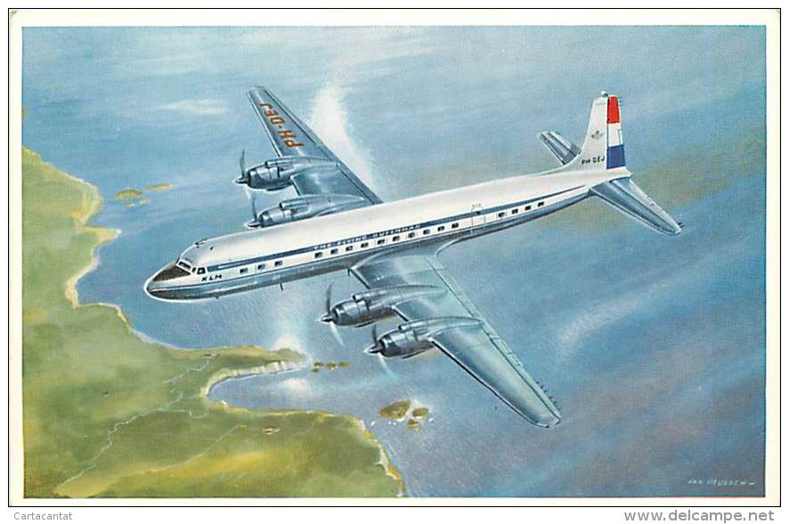 IMMAGINE DEL DOUGLAS DC-7C IN VOLO - 1946-....: Moderne