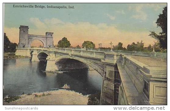Indiana  Indianapolis Emrichsville Bridge - Indianapolis