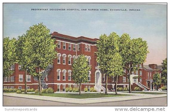 Indiana  Evansville Protestant Deaconess Hospital And Nurses Home - Evansville