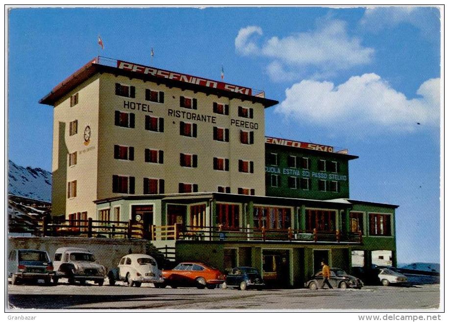 PASSO DELLO STELVIO, ALBERGO PEREGO, VG 1973   **** - Sondrio