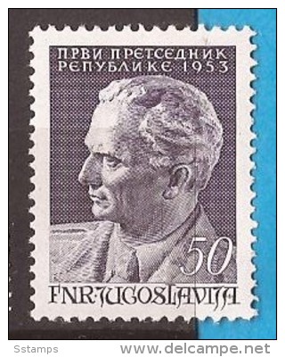 1953  X  728   JUGOSLAVIJA  TITO  ARTE   MNH - Neufs