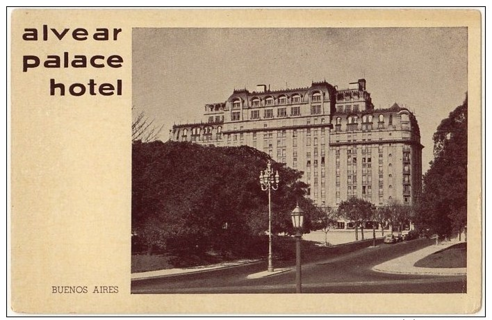 Vintage Postcard, Alvear Palace Hotel, Buenos Aires, Brazil (ref.#-128se) - Argentine