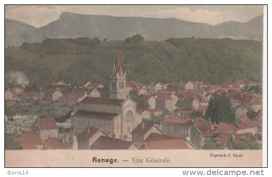 38- 80132  -  RENAGE    -  1907 - Renage