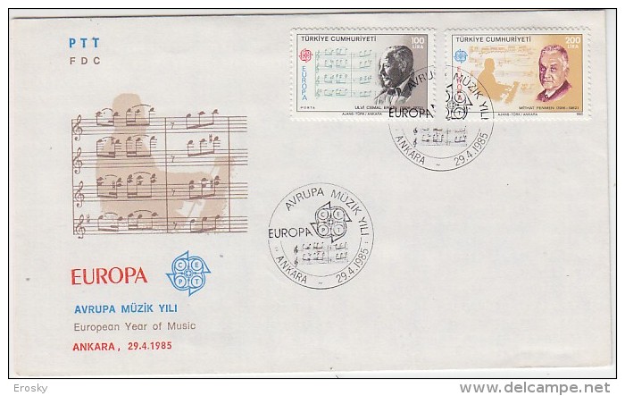 PGL BQ111 - TURQUIE Yv N°2462/63 FDC  EUROPA CEPT - FDC