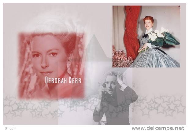 H - HD - 55  @  Deborah Kerr     Hollywood Movie Star Actress     ( Postal Stationery , Articles Postaux ) - Acteurs