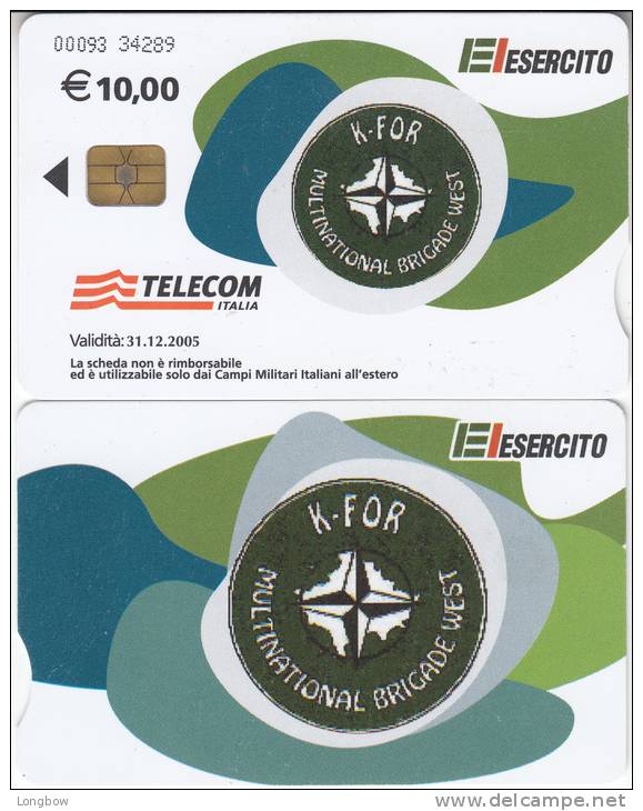 ITALY CHIP-ONLY MILITARY BASES ## Cod.93 ## - Esercito