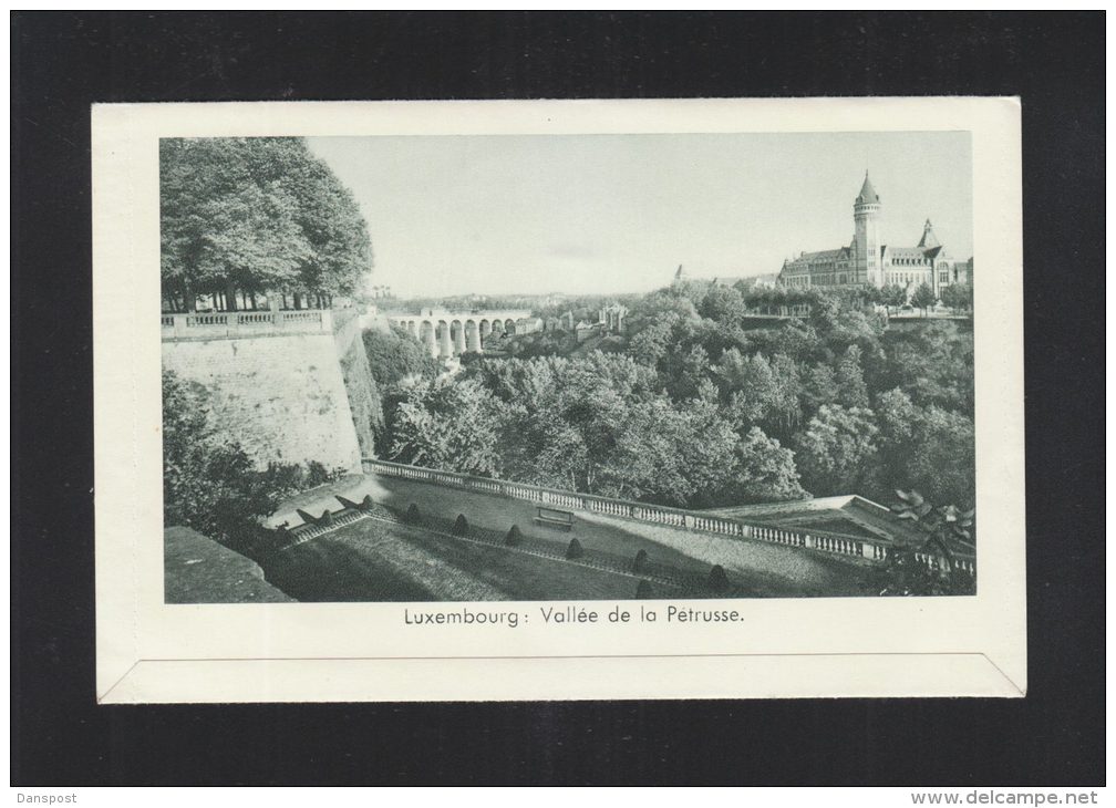 Luxemburg Kartenbrief 1938 - Ganzsachen