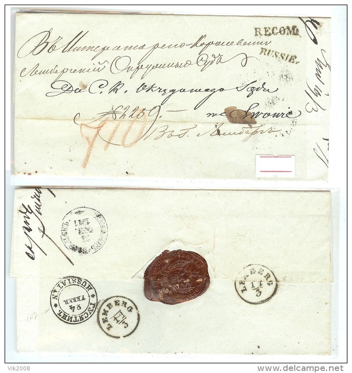 Russia 1861. - Lettres & Documents