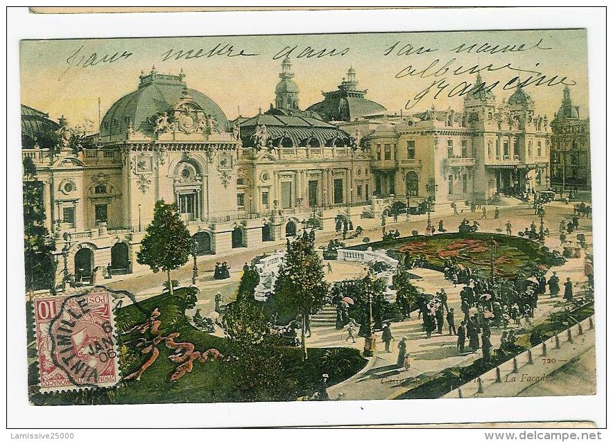 MONACO CARTE POSTALE OBL AMBULANT  VINTIMILLE A NICE - Marcofilie