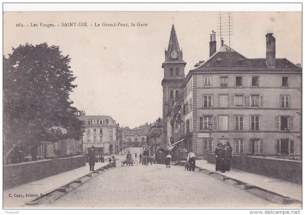 ¤¤  -  269   -  SAINT-DIE   -  Le Grand-Pont , La Gare   -  ¤¤ - Nomexy