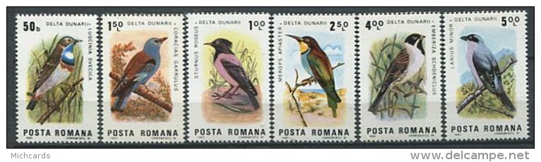 112 ROUMANIE 1983 - Oiseaux - Neuf Sans Charniere (Yvert 3450/55) - Unused Stamps