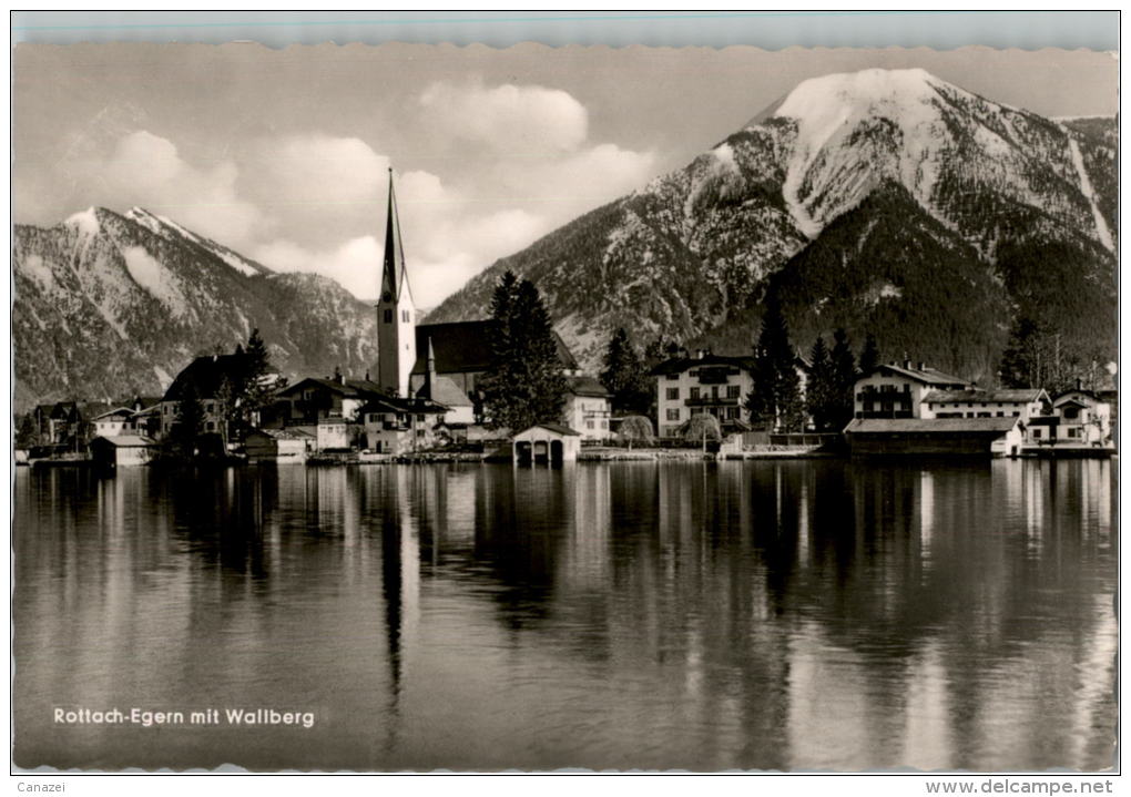 AK Rottach-Egern Mit Wallberg, Ung - Bad Wiessee