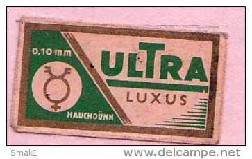 RAZOR BLADE RASIERKLINGE ULTRA LUXUS 0.10mmm HAUCHDÜNN - Rasierklingen