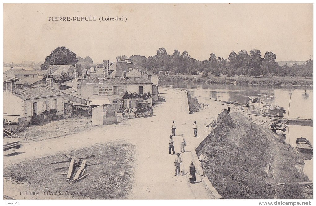 LA CHAPELLE-BASSE-MER - PIERRE-PERCEE - Poisson-Frais " BERTEAU " MARTIN " - Péniche, Batéllerie - La Chapelle Basse-Mer