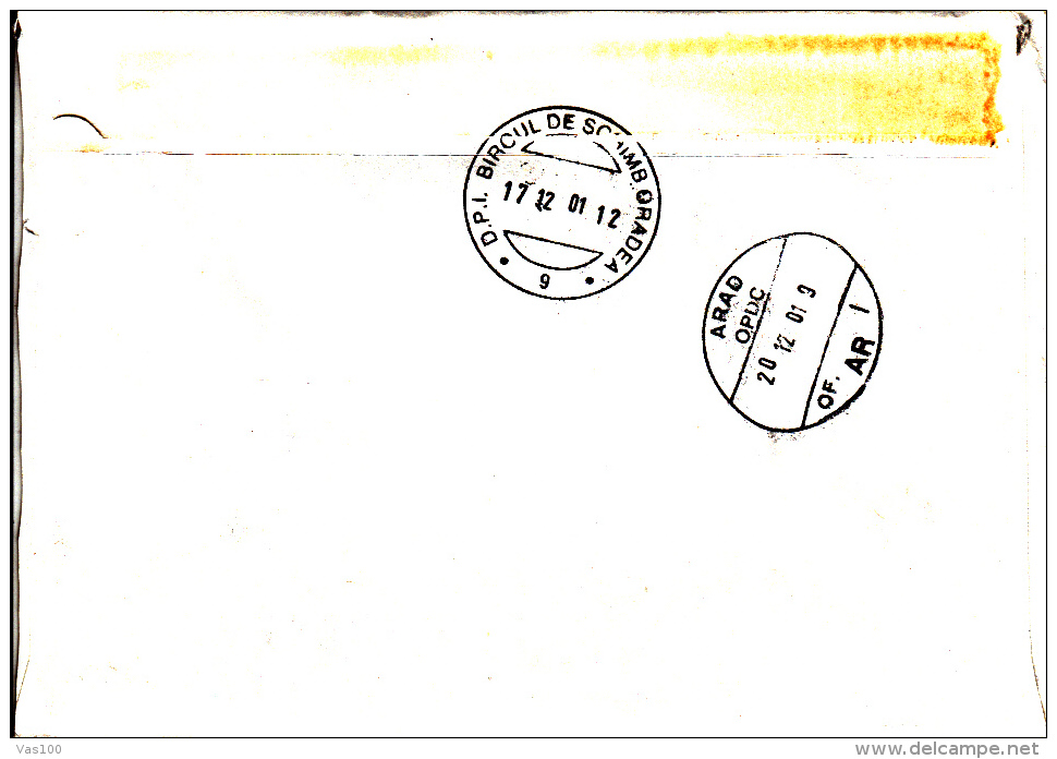 CHRISTMAS MAIL, STAMP ON COVER, 2003, HUNGARY - Cartas & Documentos