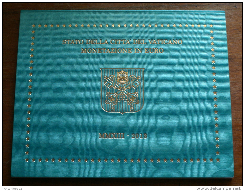 VATICANO 2013 -  PONTIFICATE OF BENEDICT XVI EURO COINS YEAR 2013 - Vaticaanstad