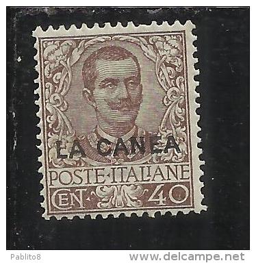 LA CANEA 1905 ITALY OVERPRINTED SOPRASTAMPATO D´ITALIA  40 CENT. MNH - La Canea