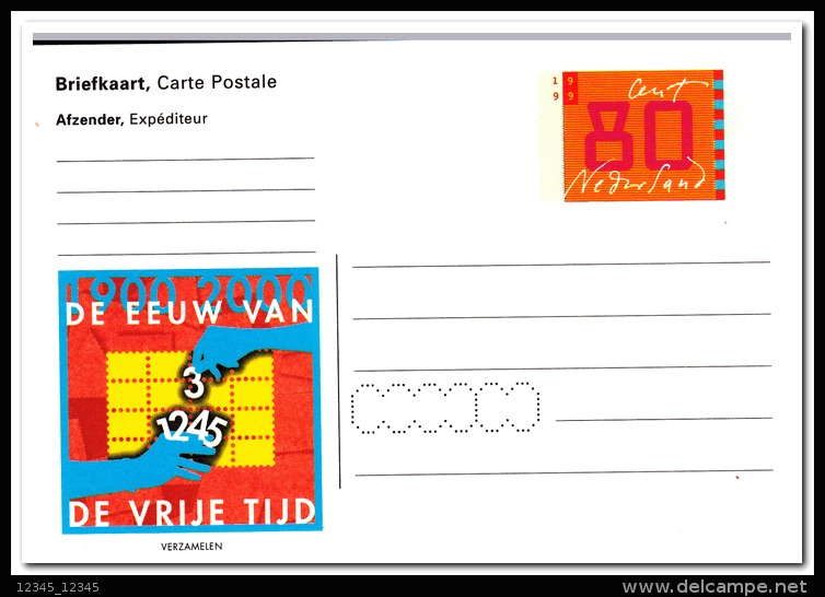 Beperkt Verkrijgbare Briefkaart 1999, 80ct., Geuzendam P378a-4 - Entiers Postaux