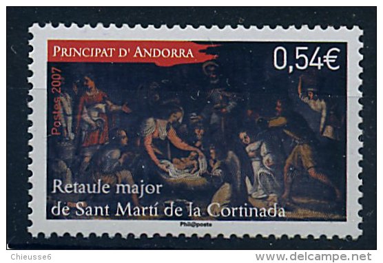 Andorre Français** N° 648 - Noël. - Unused Stamps