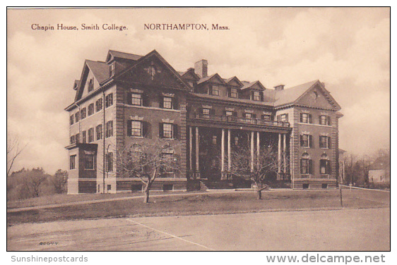 Massachusetts Northampton Chapin House Smith College Albertype - Northampton
