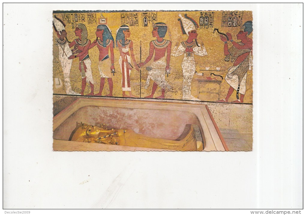 BT14769 King S Valley Mummy Of Tut Akh Amon In Its Golden Coffin Luxor    2 Scans - Louxor