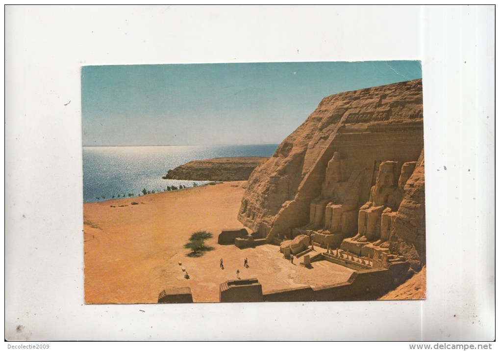 BT14904 Abou Simbel Rock Temple Of Ramses II   2 Scans - Temples D'Abou Simbel