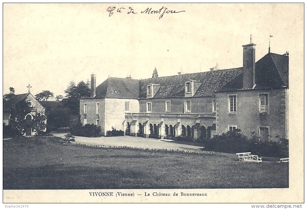 POITOU-CHARENTE - 86 - VIENNE - Canton De VIVONNE - Château De Bonneveaux - Vivonne