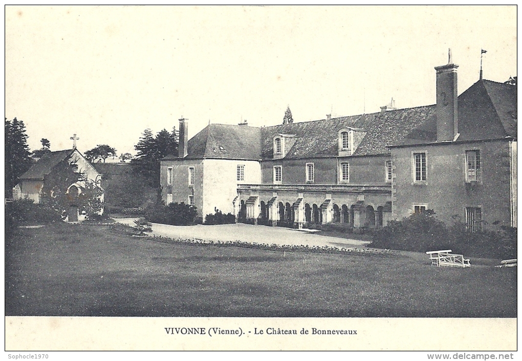 POITOU-CHARENTE - 86 - VIENNE - Canton De VIVONNE - Château De Bonneveaux - Vivonne