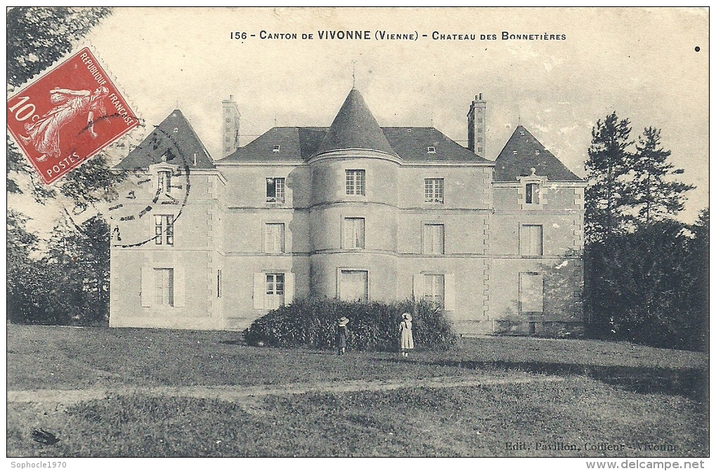 POITOU-CHARENTE - 86 - VIENNE - Canton De VIVONNE - Château Des Bonnetières - Vivonne