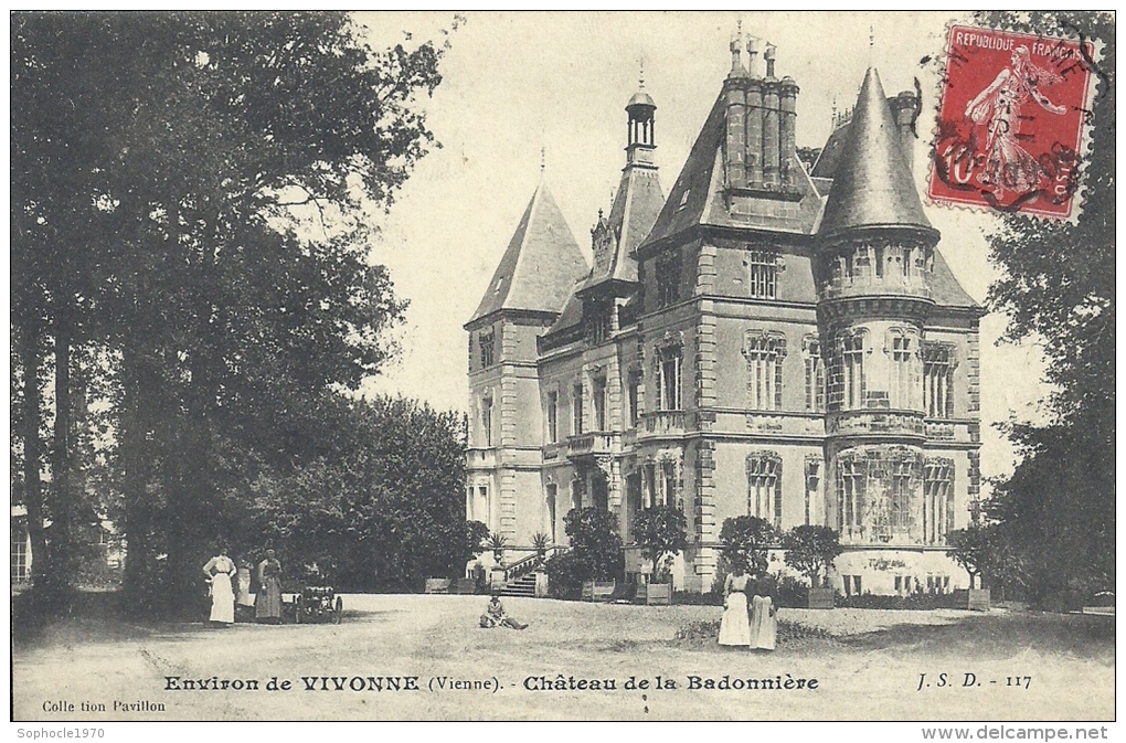 POITOU-CHARENTE - 86 - VIENNE - Canton De VIVONNE - Château De La Badonnière - Vivonne