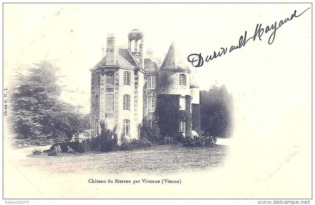 POITOU-CHARENTE - 86 - VIENNE - VIVONNE - Château Du Bierson - Vivonne