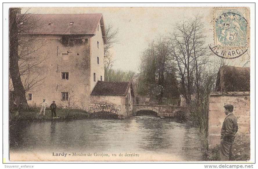 CPA Lardy 91 Essonne Moulin De Goujon Vu De Derrière - Lardy