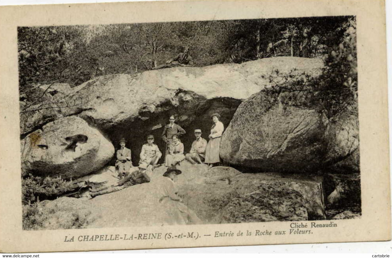 Dépt 77 - LA CHAPELLE-LA-REINE - Entrée De La Roche Aux Voleurs - Animée - La Chapelle La Reine