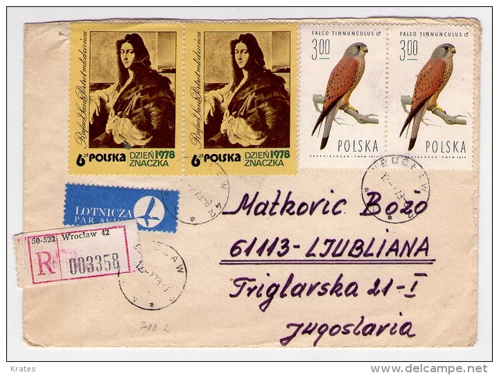 Old Letter - Poland, Polska - Airplanes