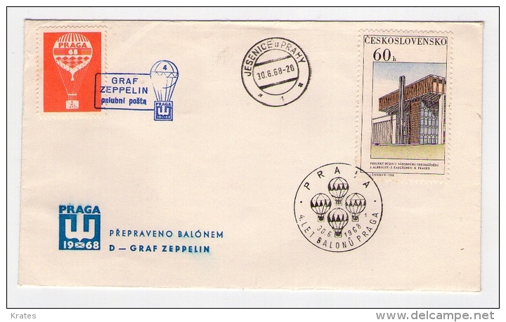 Old Letter - Czechoslovakia, Graf Zeppelin, Ballonpost - Poste Aérienne