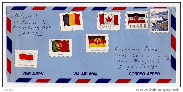 Old Letter - Canada - Poste Aérienne