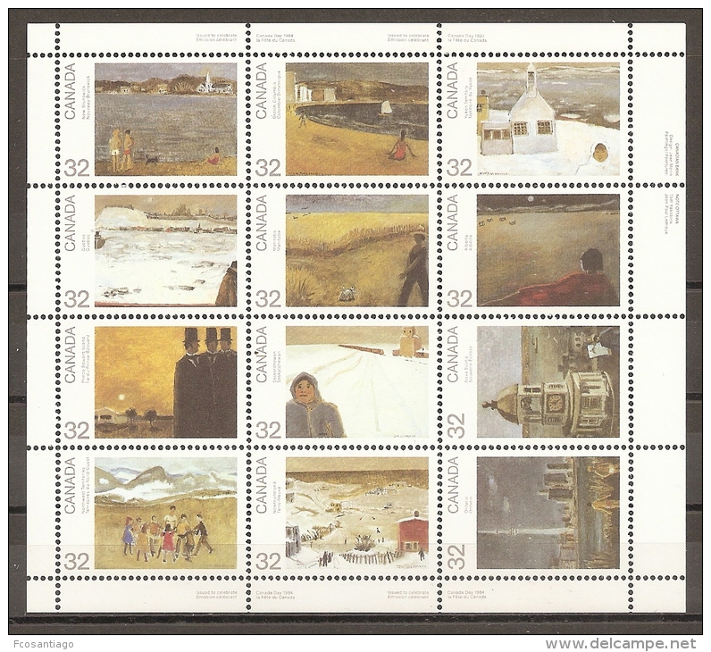 CANADA 1984 - Yvert #874/75 - MNH ** - Hojas Bloque