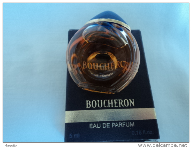 BOUCHERON: " BOUCHERON" MINI EDP 5 ML  VOIR & LIRE !!! - Miniatures Womens' Fragrances (in Box)